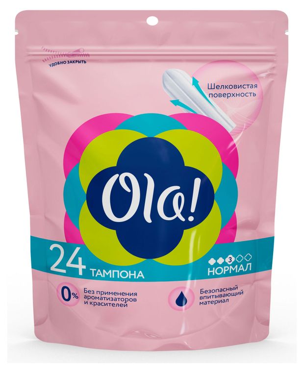 Тампоны гигиенические Ola! Normal, 24 шт
