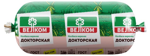 Колбаса вареная ВЕЛКОМ Докторская 400 г 200₽