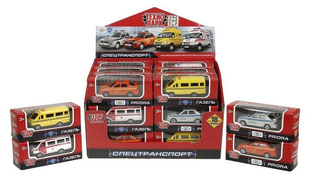 Машина инерционная Технопарк Спецтехника 75 см в ассортименте 242₽