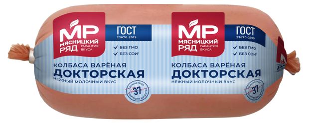 Колбаса вареная Мясницкий ряд Докторская 400 г 240₽