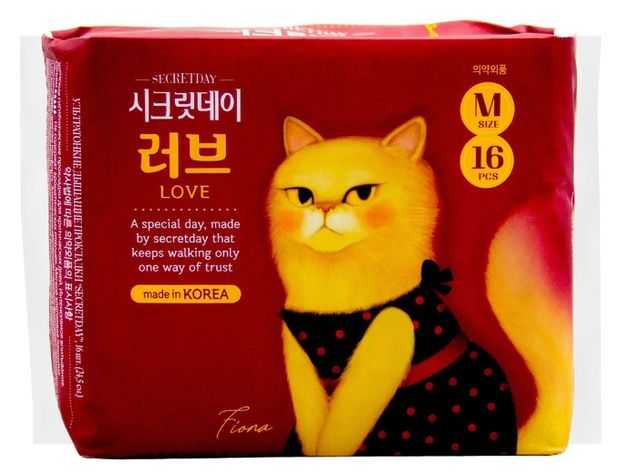 Прокладки гигиенические Secretday Pure Love M, 16 шт
