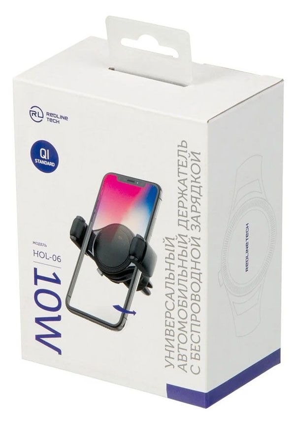 Держатель автомобильный Red Line HOL-06 черный