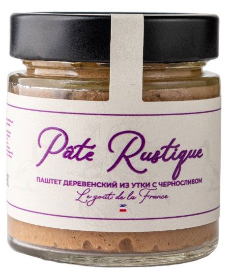 Паштет Карнеззо Дероевенский из утки с черносливом, 160 г