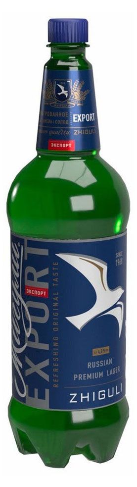 Пиво светлое Жигули Барное Экспортное фильтрованное 125 л 160₽
