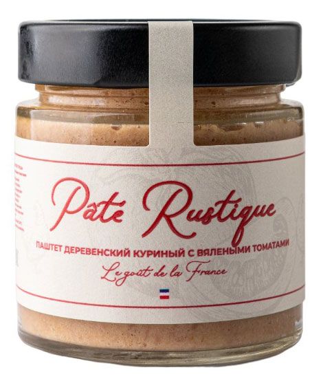 Паштет из куриной печени Карнеззо Деревенский с вялеными томатами, 160 г