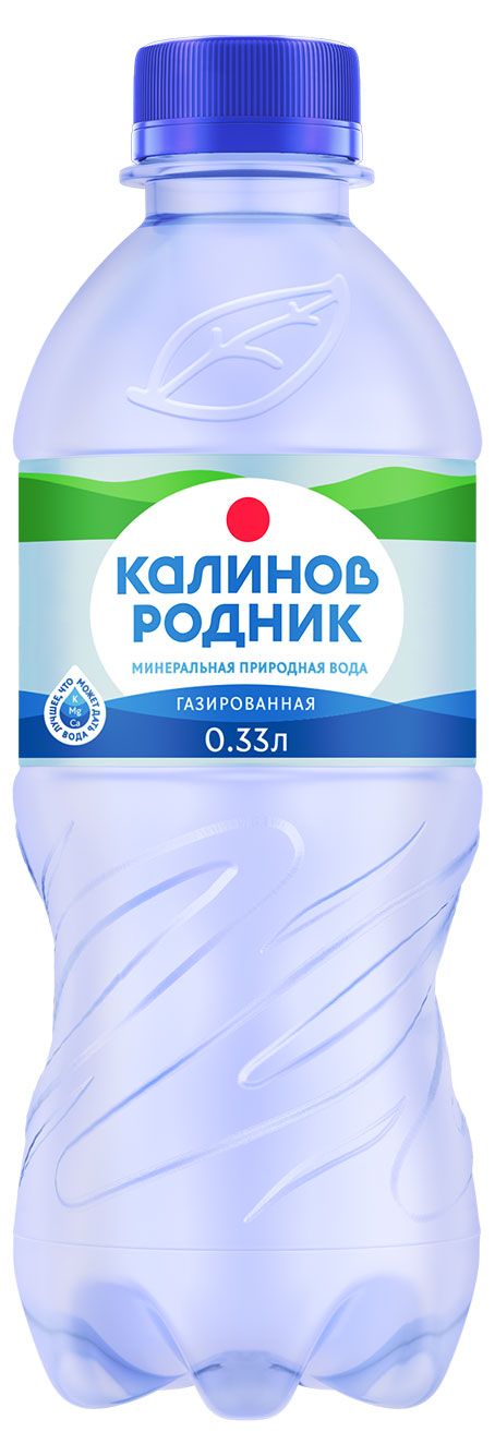 Вода минеральная Калинов Родник газированная 330 мл 22₽