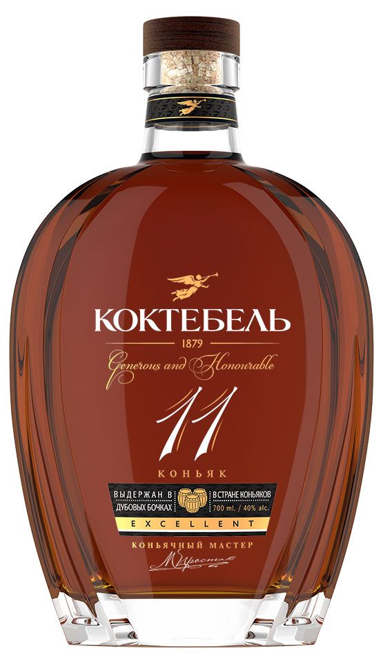 Коньяк Коктебель 11 лет Россия 07 л 3219₽