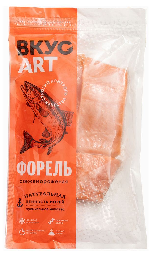Форель замороженная Вкус Арт филе, 450 г