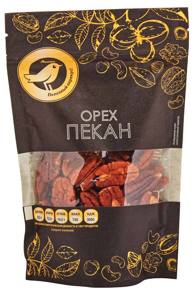 Пекан АШАН Золотая птица 110 г 360₽