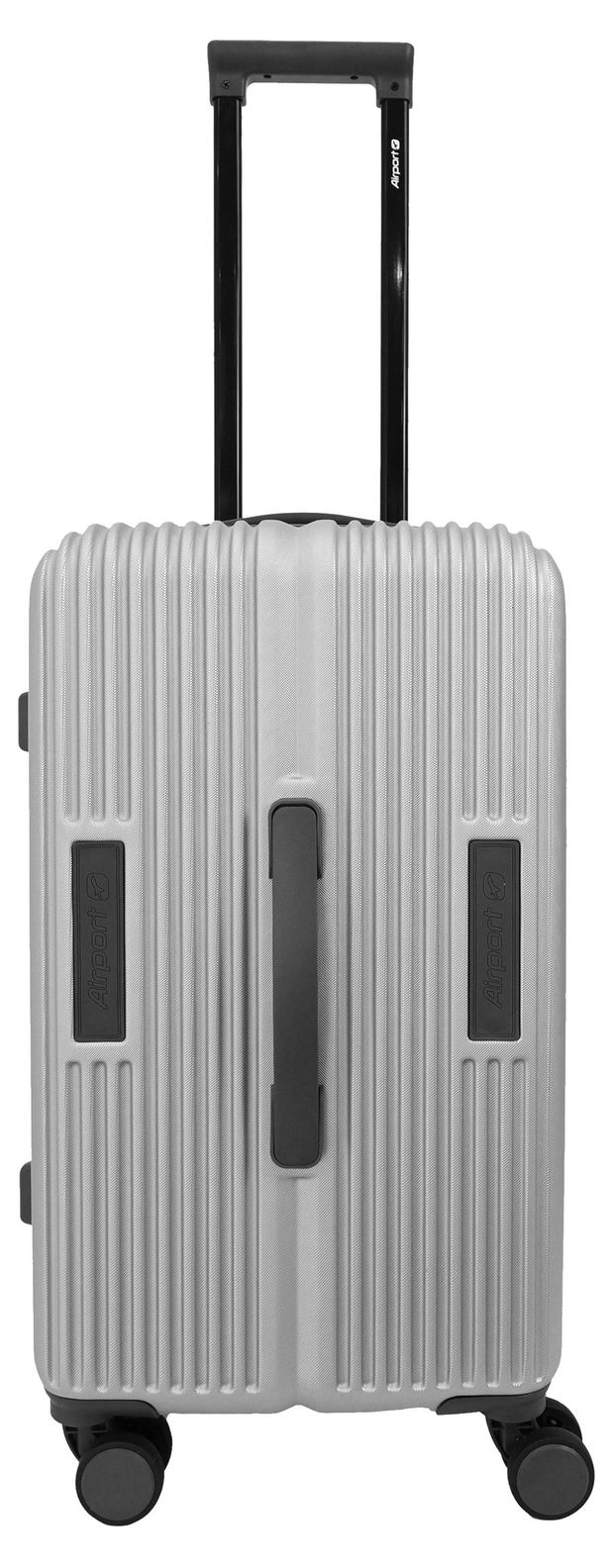 Чемодан жесткий Airport Sporty серый 8 колес р M 4342₽