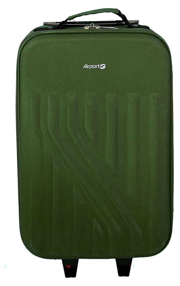 Чемодан мягкий Airport зеленый 2 колеса р XS 1282₽