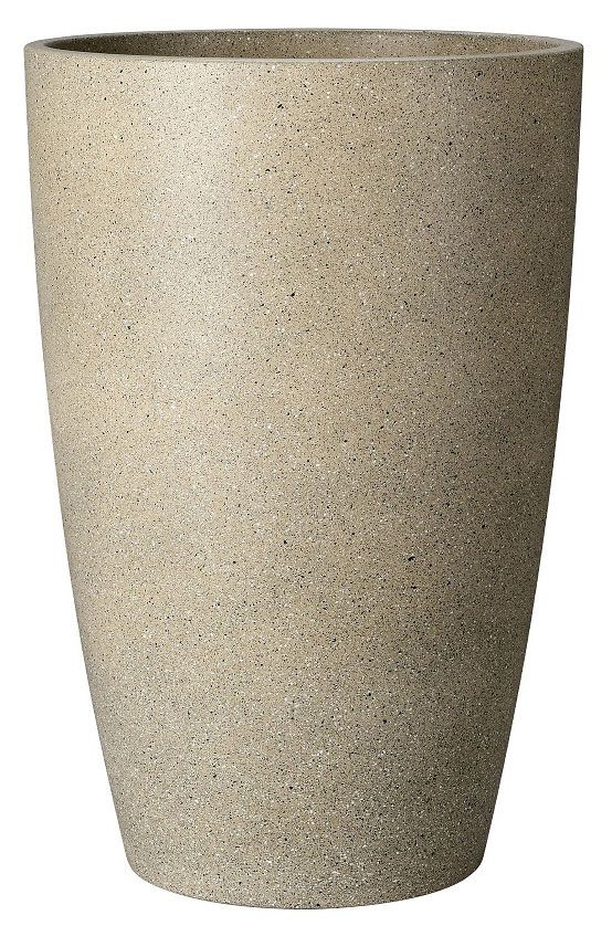 Кашпо Композит Песок бетонный вазон бежевый d 36 см 385 л 2999₽