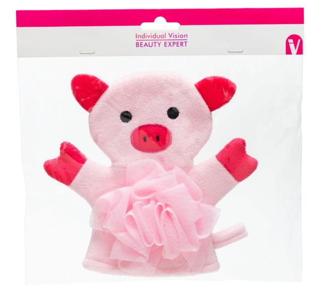 Мочалка-варежка детская Individual Vision Поросёнок