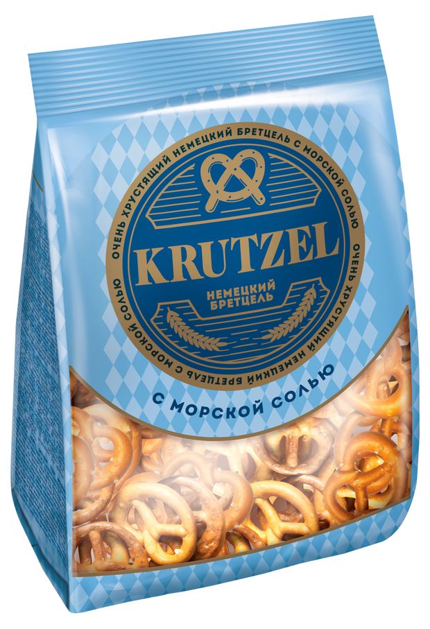 Крендельки Krutzel Бретцель с морской солью, 250 г