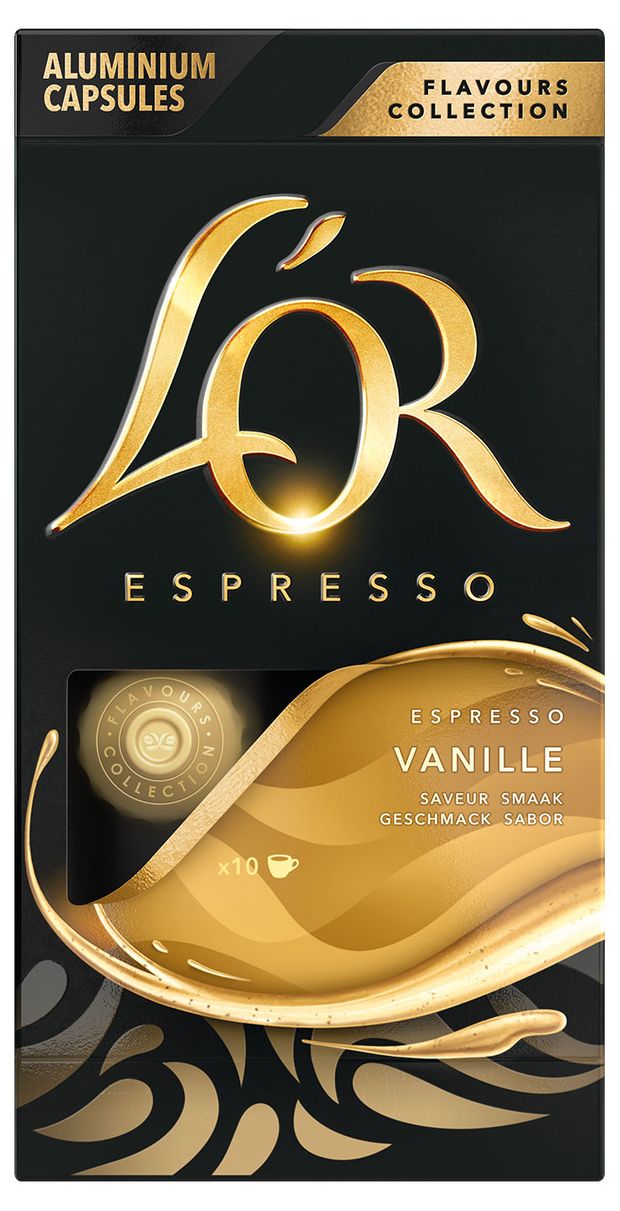  Кофе молотый в капсулах Lor Espresso Vanilla с ароматом ванили, 52 г