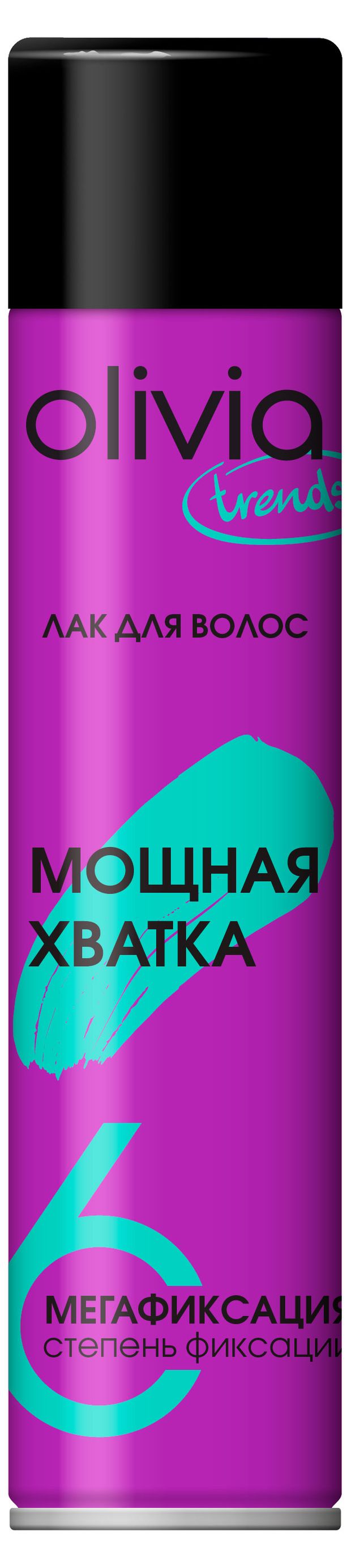 Лак для укладки волос Olivia Мегафиксация, 250 мл