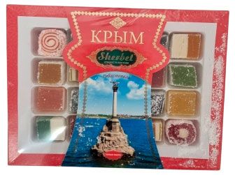 Рахат-лукум Sherbet ассорти Крымский подарок полуостров Крым, 350 г