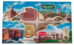 Рахат-лукум Sherbet ассорти Крымский подарок, 130 г