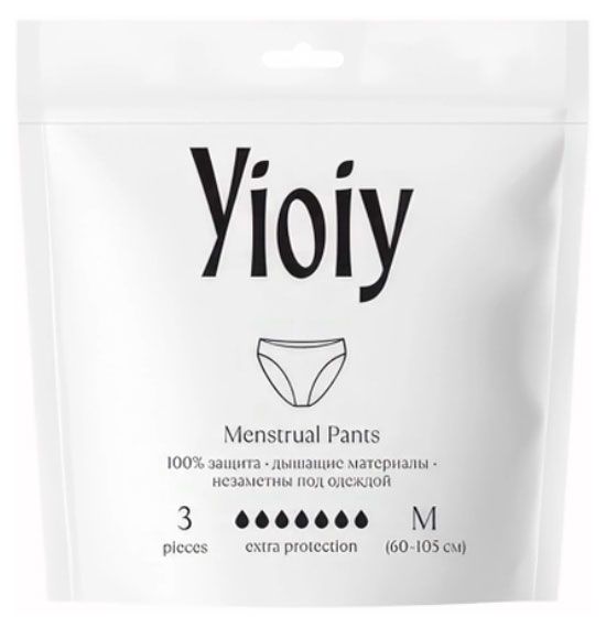 Прокладки-трусики гигиенические Yioiy ML, 3 шт