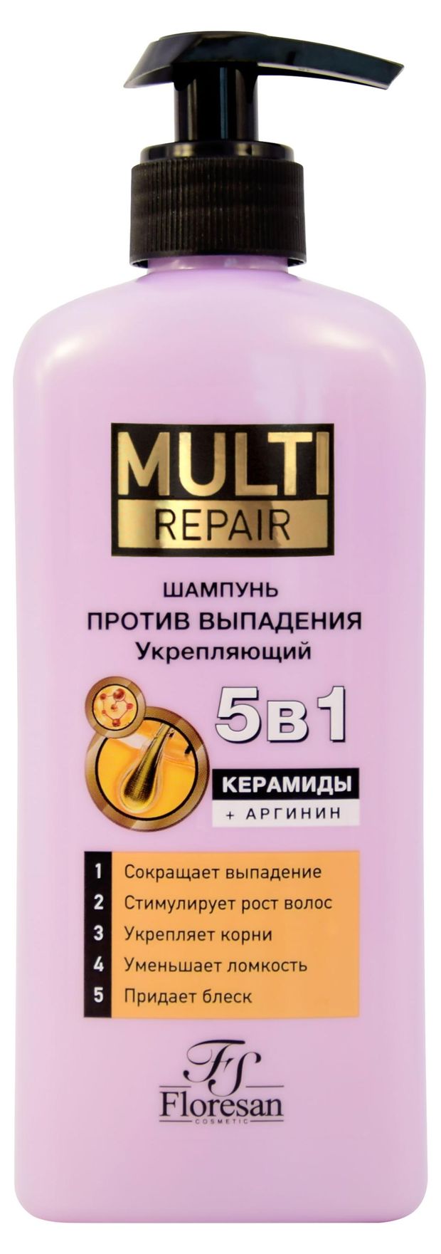 Шампунь против выпадения волос Floresan Cosmetic Укрепляющий, 400 мл