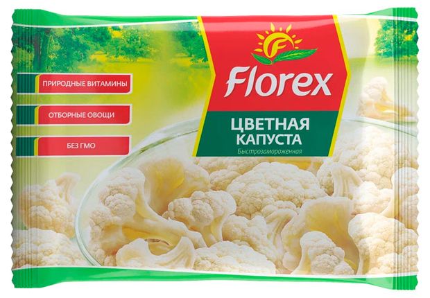Капуста цветная Florex быстрозамороженная, 400 г