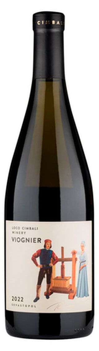 Вино Loco Cimbali Viognier белое сухое Россия, 0,75 л
