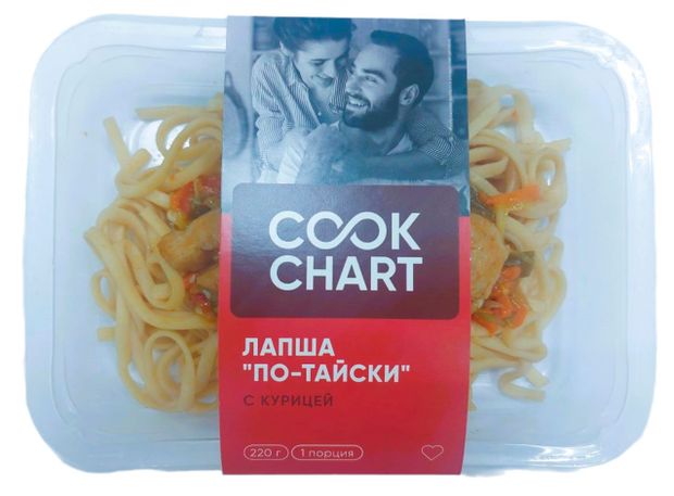 Готовая еда Лапша Cook Chart По-тайски с курицей, 220 г