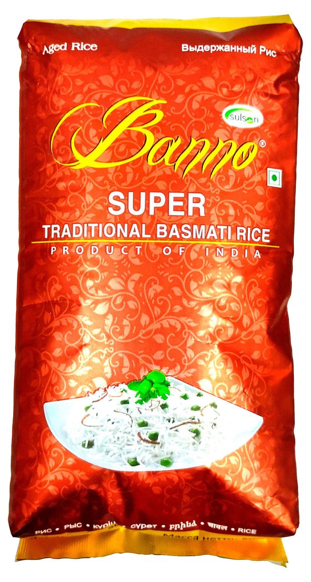 Рис длиннозерный Banno Басмати Супер 500 г 205₽