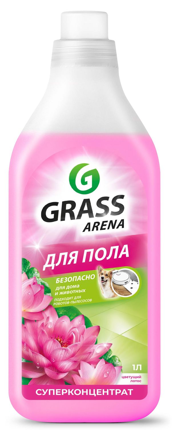 Средство для пола Grass Arena Цветущий лотос с полирующим эффектом для пола, 1 л