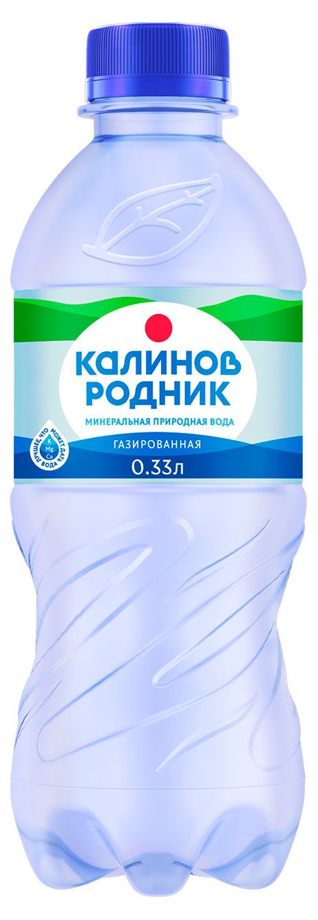 Вода минеральная Калинов Родник газированная, 330 мл