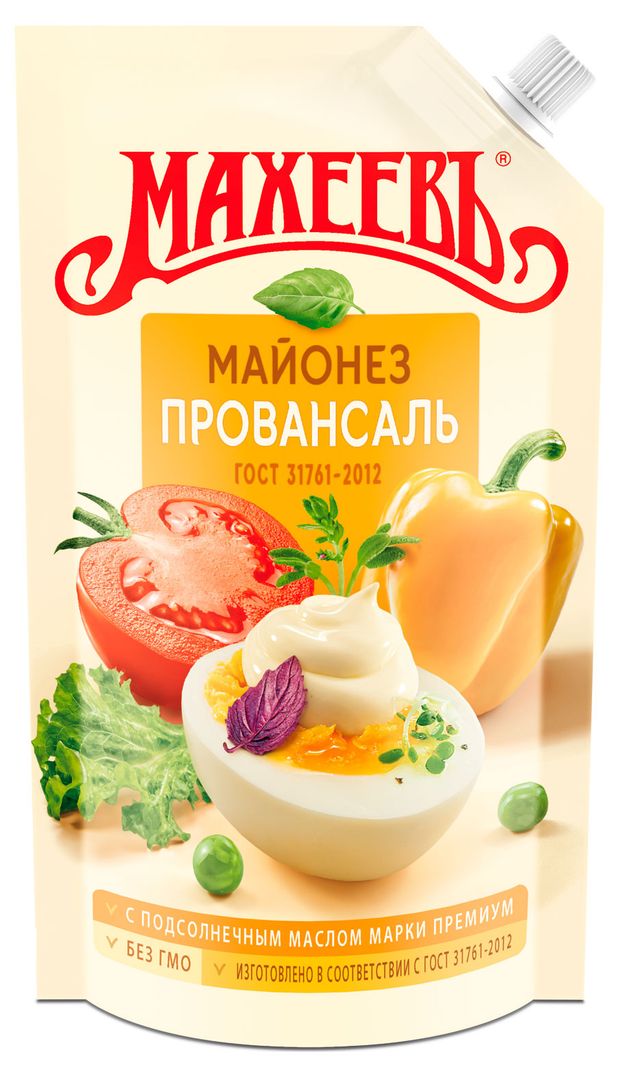 Майонез МАХЕЕВЪ Провансаль 50,5% охлажденный, 380 мл