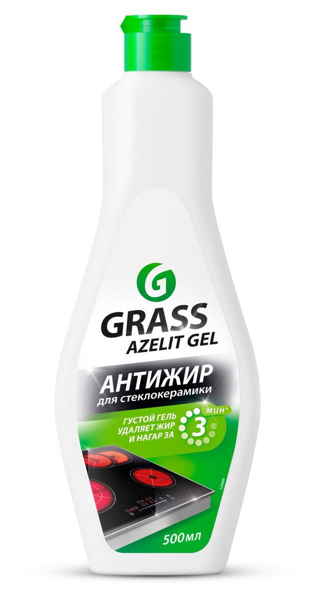 Средство чистящее для стеклокерамики Grass Azelit-gel, 500 мл