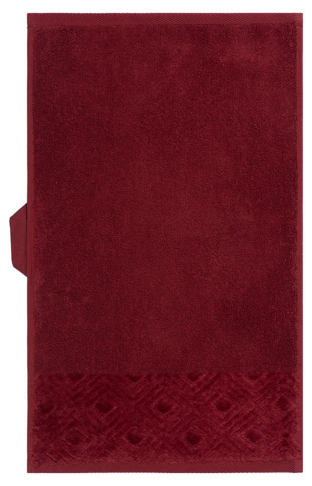 Полотенце махровое Actuel красное 30х50 см 170₽