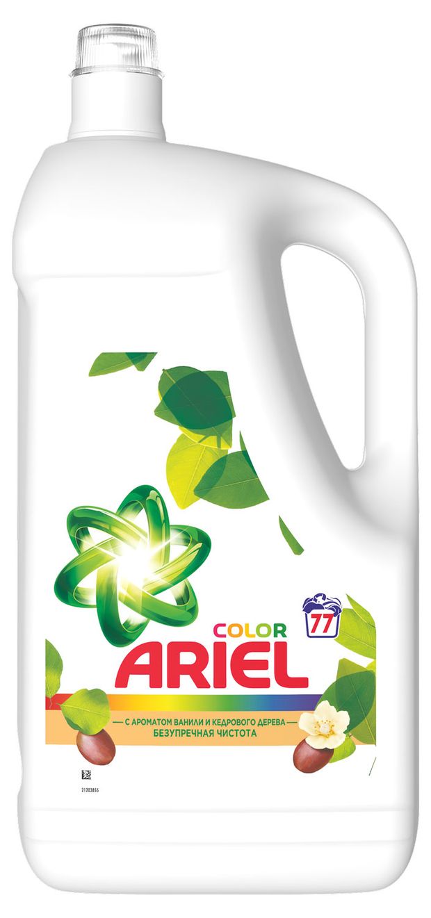 Гель для стирки Ariel с ароматом ванили и кедрового дерева, 5 л