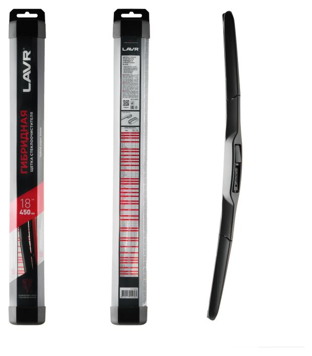 Щетка стеклоочистителя LAVR гибридная 450 мм 1583₽
