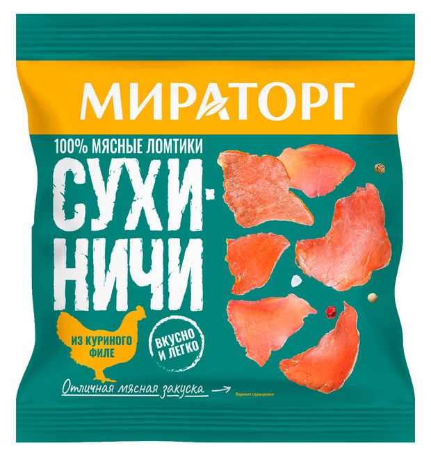 Сухиничи из куриного филе Мираторг 40 г 100₽