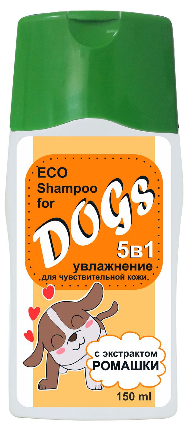 Шампунь для собак Русский Чемпион ECO Увлажнение для чувствительной кожи, 150 мл