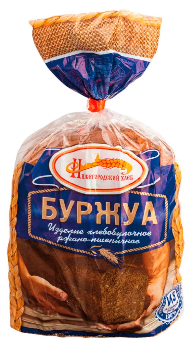 Хлеб Нижегородский Хлеб Буржуа нарезка 350 г 67₽