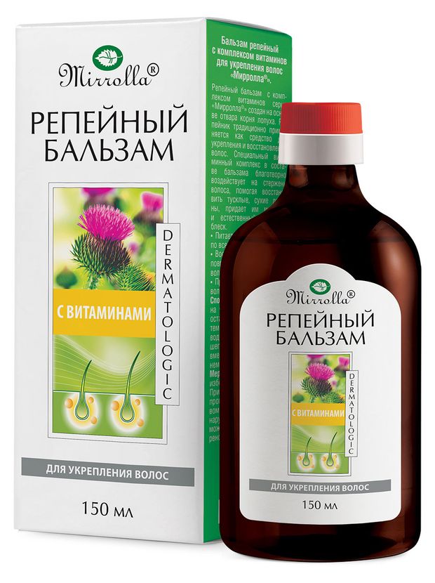 Бальзам для волос Мирролла Репейный, 150 мл