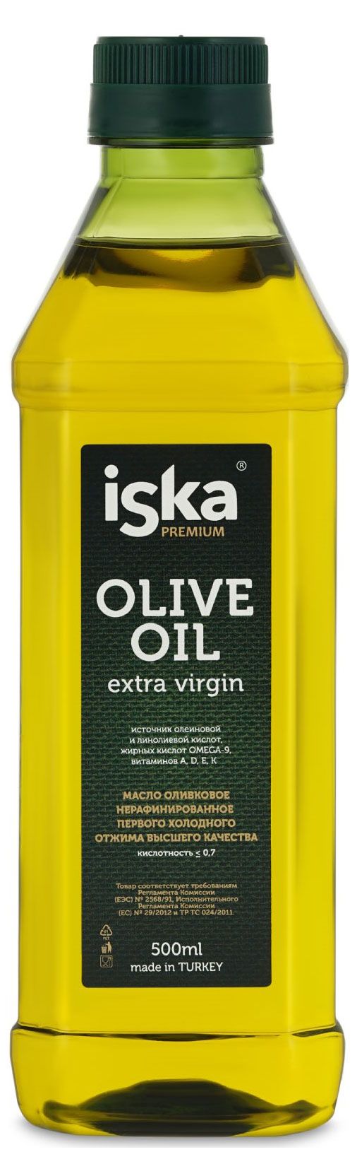 Масло оливковое iska Extra Virgin, 500 мл