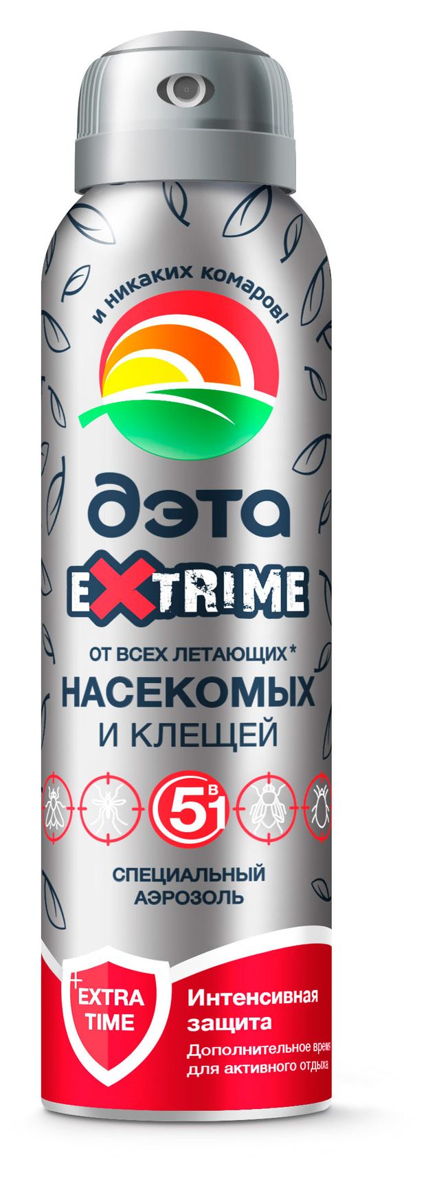 Аэрозоль от всех летающих насекомых и клещей Дэта, 150 мл