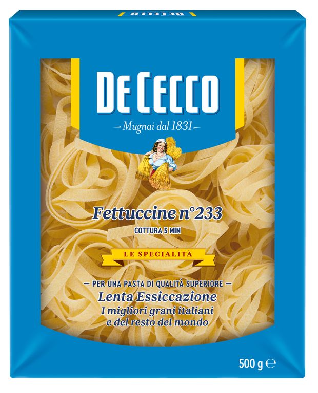 Макаронные изделия De Cecco Fettuccine 233 гнезда 500 г 410₽