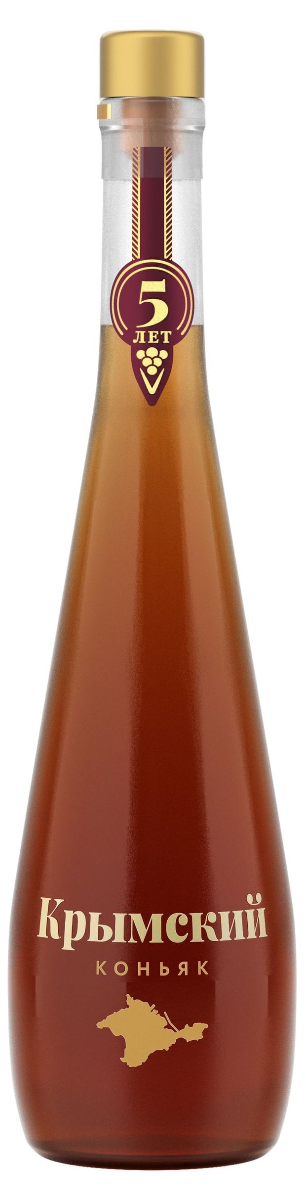 Коньяк Крымский 5 лет Россия, 0,5 л