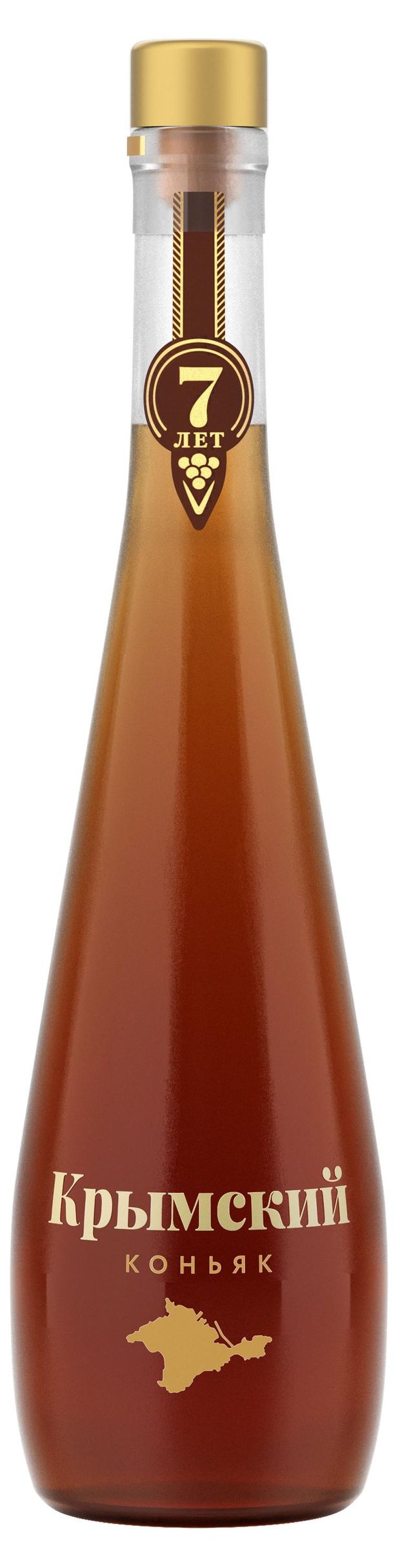 Коньяк Крымский 7 лет Россия, 0,5 л