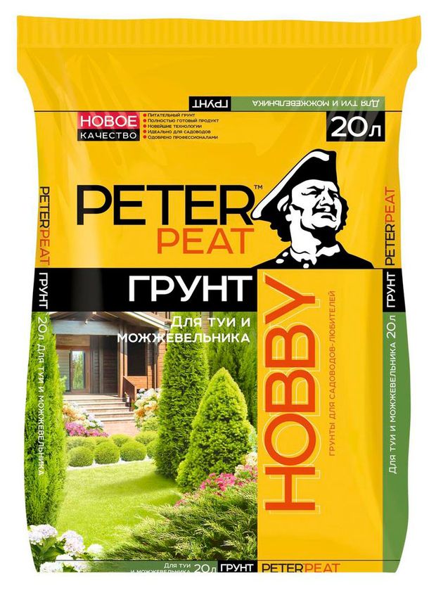 Грунт PETER PEAT туя можжевельник, 20 л