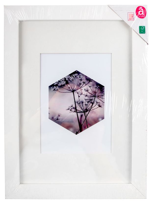 Фоторамка Actuel МДФ белая, 21х30 см