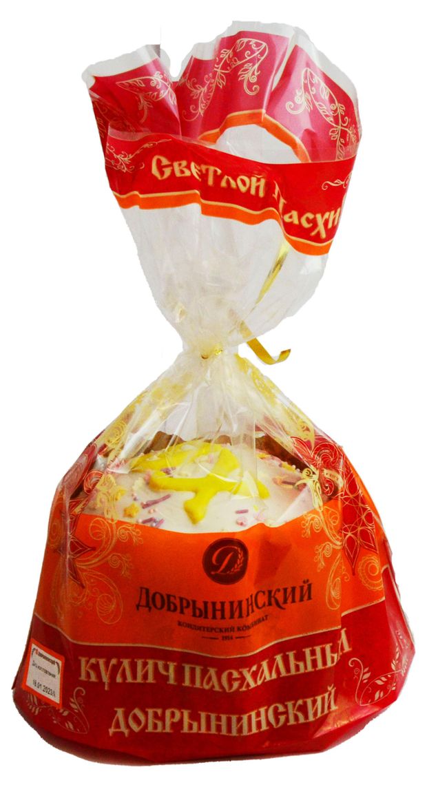 Кулич пасхальный Добрынинский 400 г 390₽