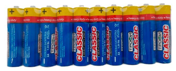 Батарейка Трофи R6-10S Classic Heavy Duty 10 шт 200₽