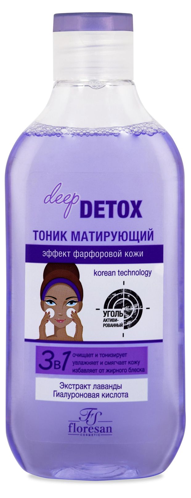 Тоник для лица Floresan матирующий, 300 мл
