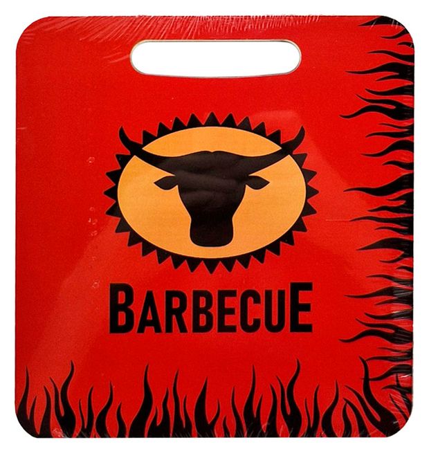 Доска разделочная деревянная Барбекю Бык, 21х19,5 см
